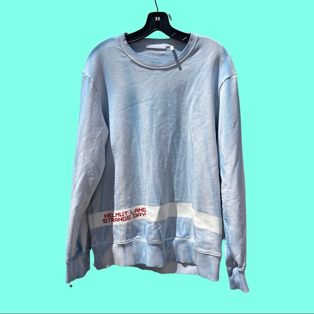 Helmut Lang Strange Days Crewneck Mens Size Medium